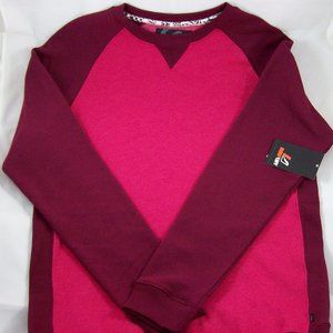 AMPLIFY Young Men's Burgundy Fleece Sweatshirt